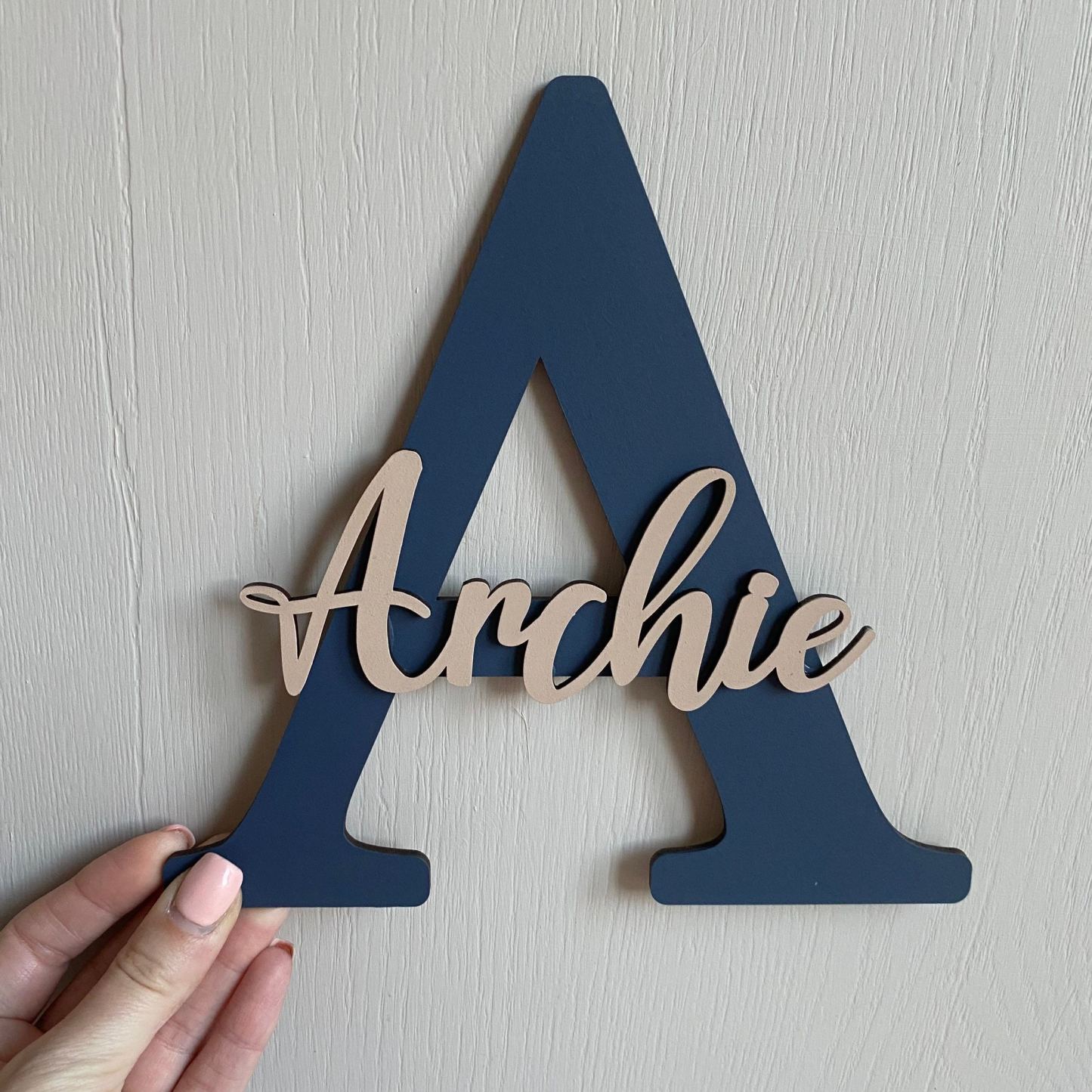 Personalized Monogramed Wall Door Name Sign | CWBaby449