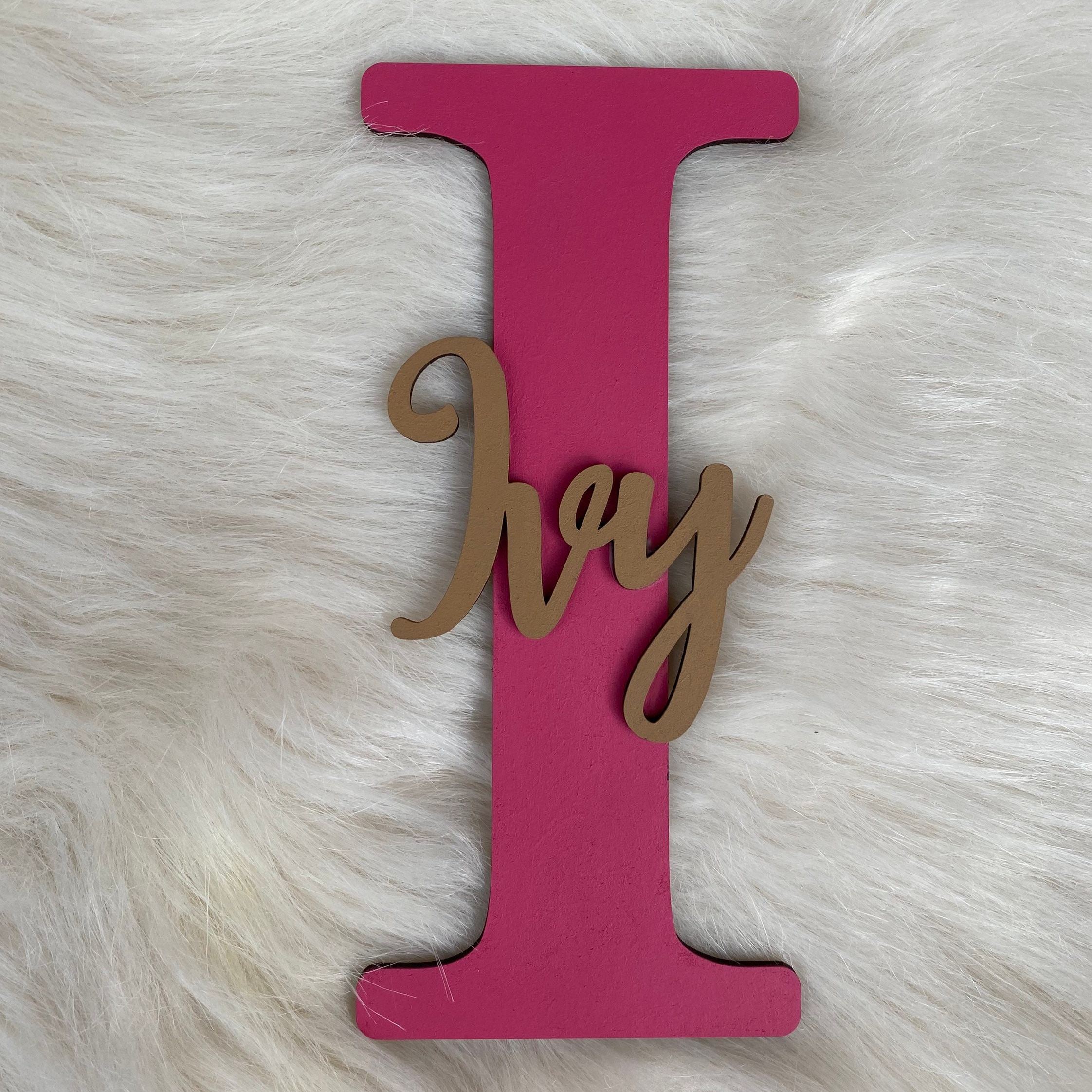 Personalized Monogramed Wall Door Name Sign | CWBaby449