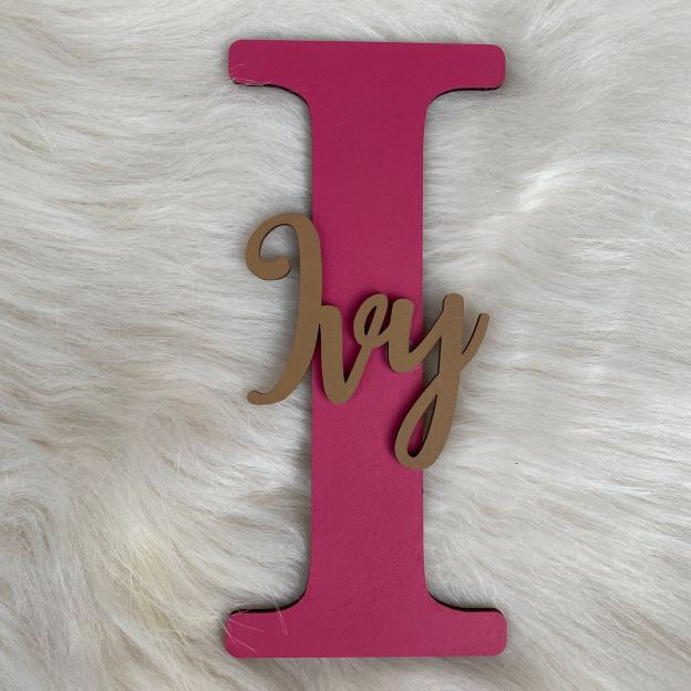 Personalized Monogramed Wall Door Name Sign | CWBaby449