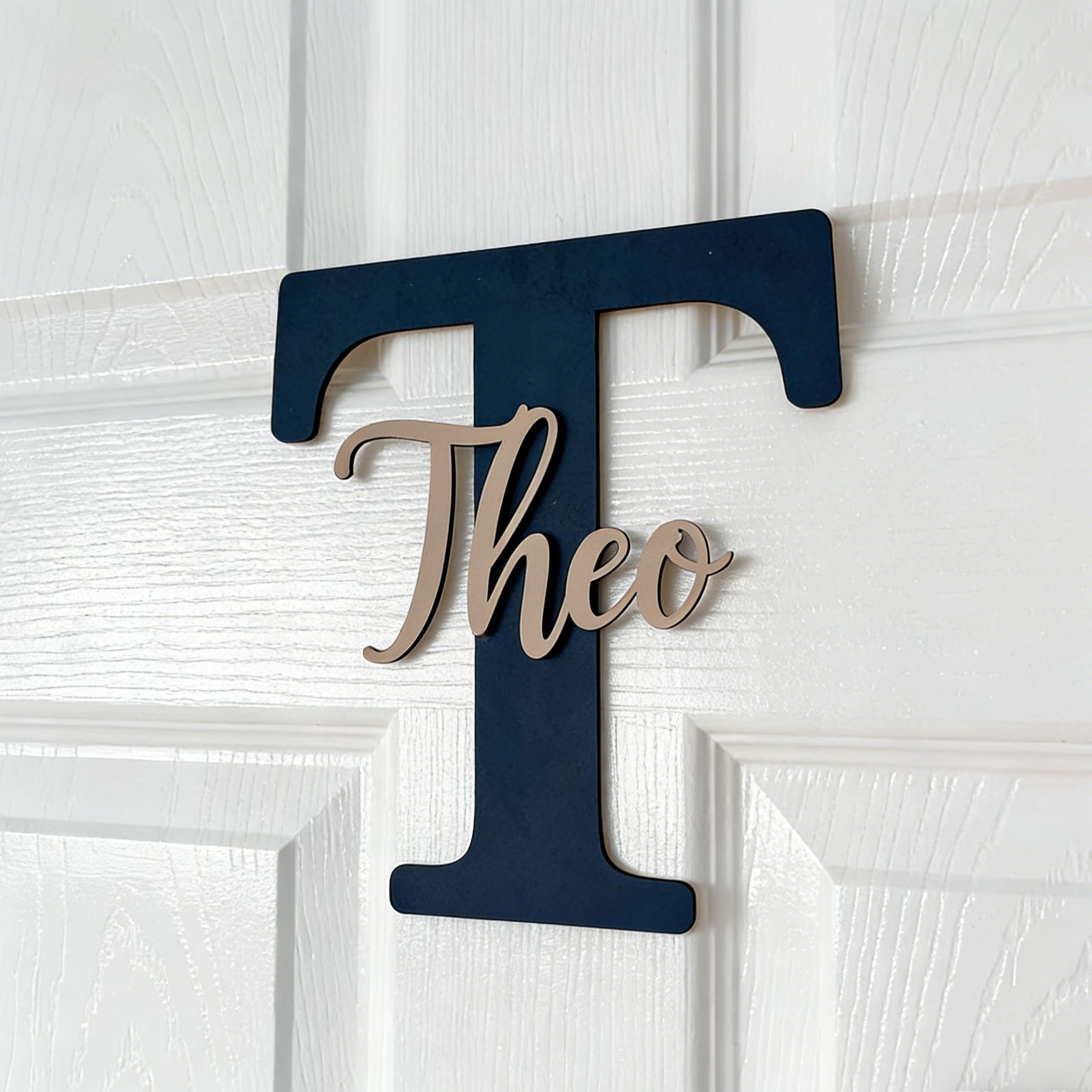 Personalized Monogramed Wall Door Name Sign | CWBaby449