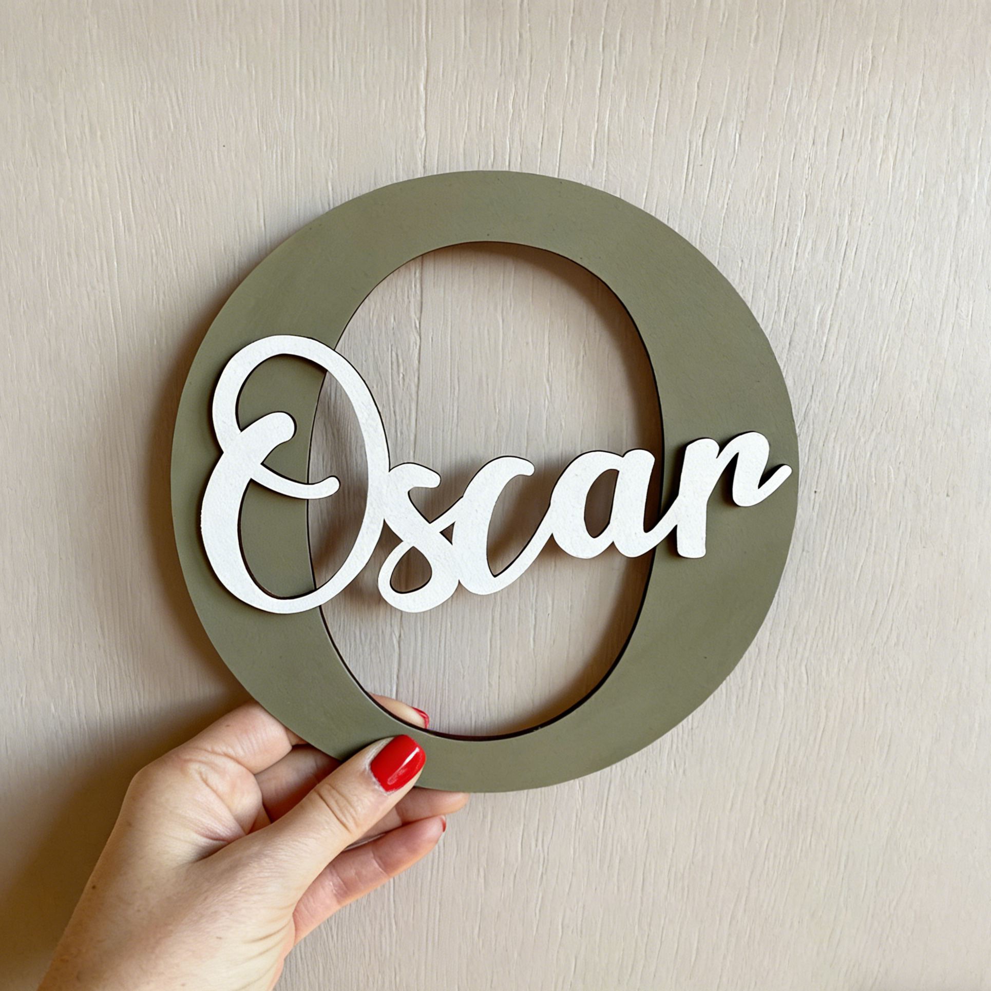 Personalized Monogramed Wall Door Name Sign | CWBaby449