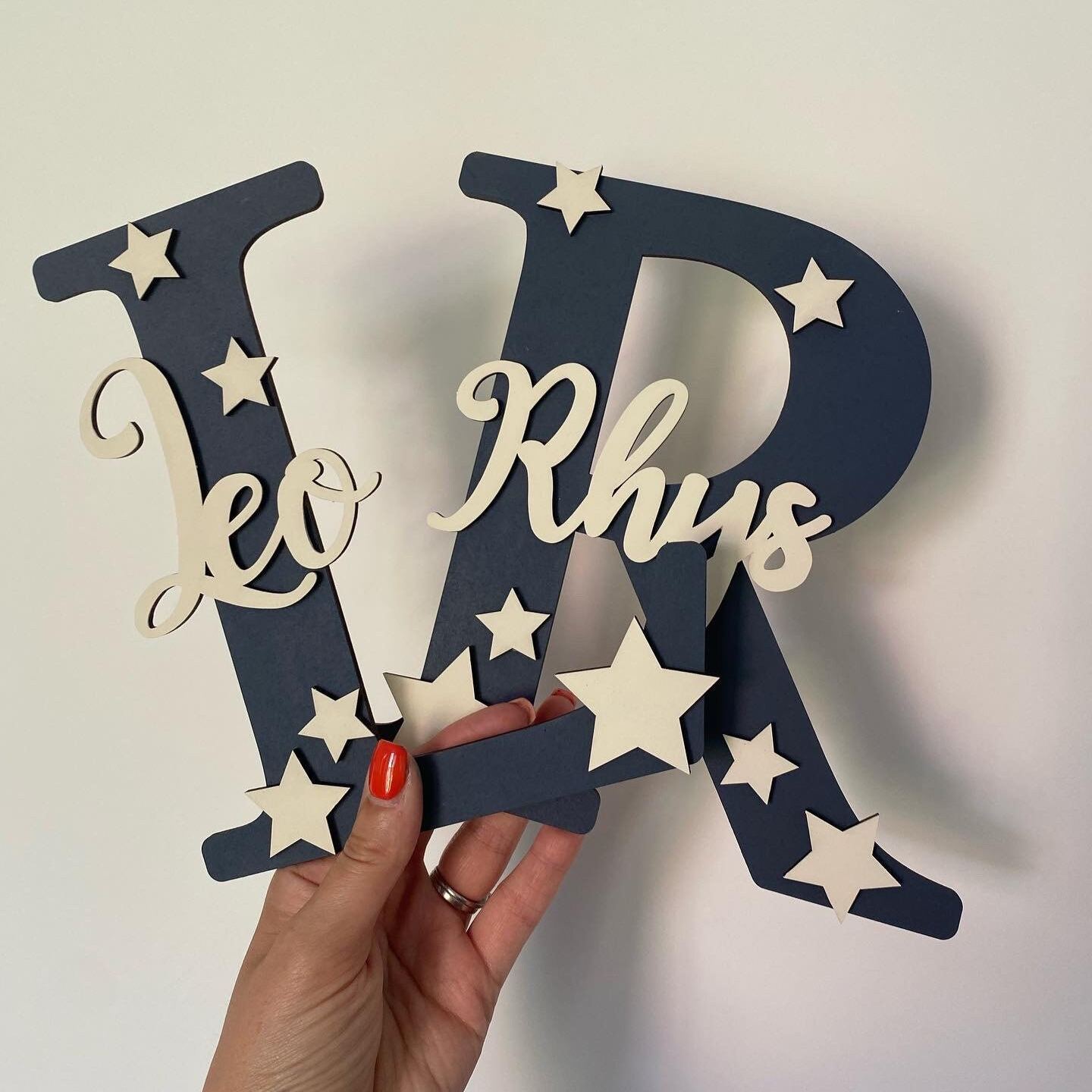 Personalized Monogramed Wall Door Name Sign | CWBaby470