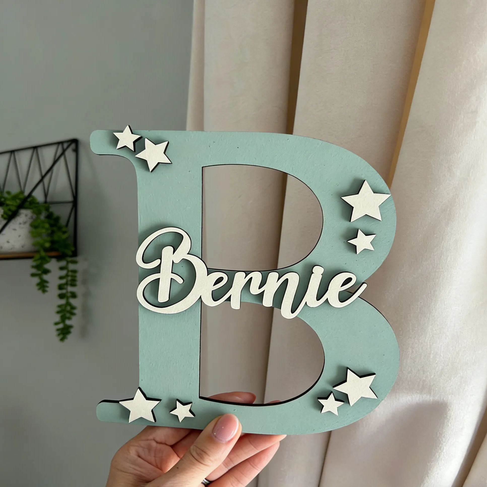 Personalized Monogramed Wall Door Name Sign | CWBaby470