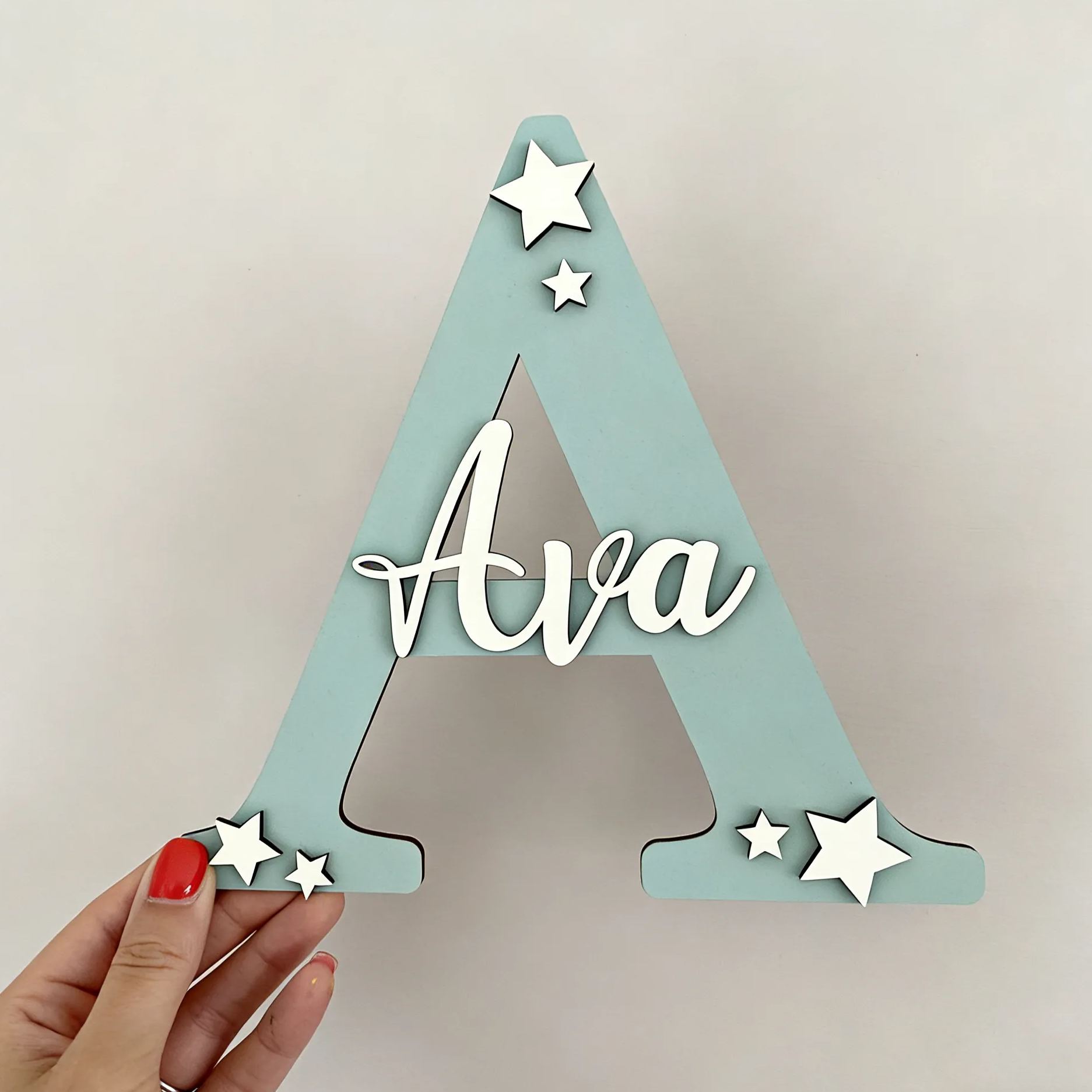 Personalized Monogramed Wall Door Name Sign | CWBaby470