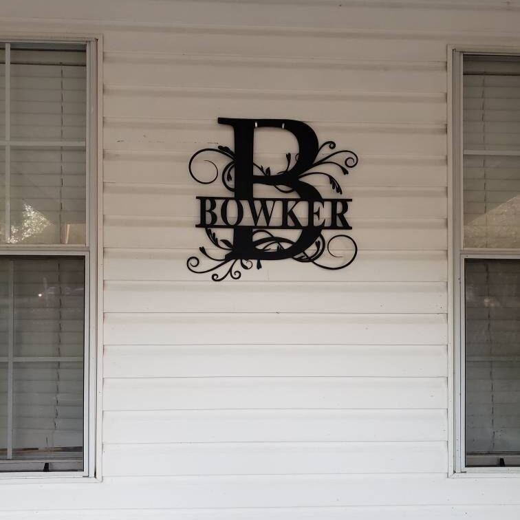 Personalized Monogramed Wall Door Name Sign | CWBaby467