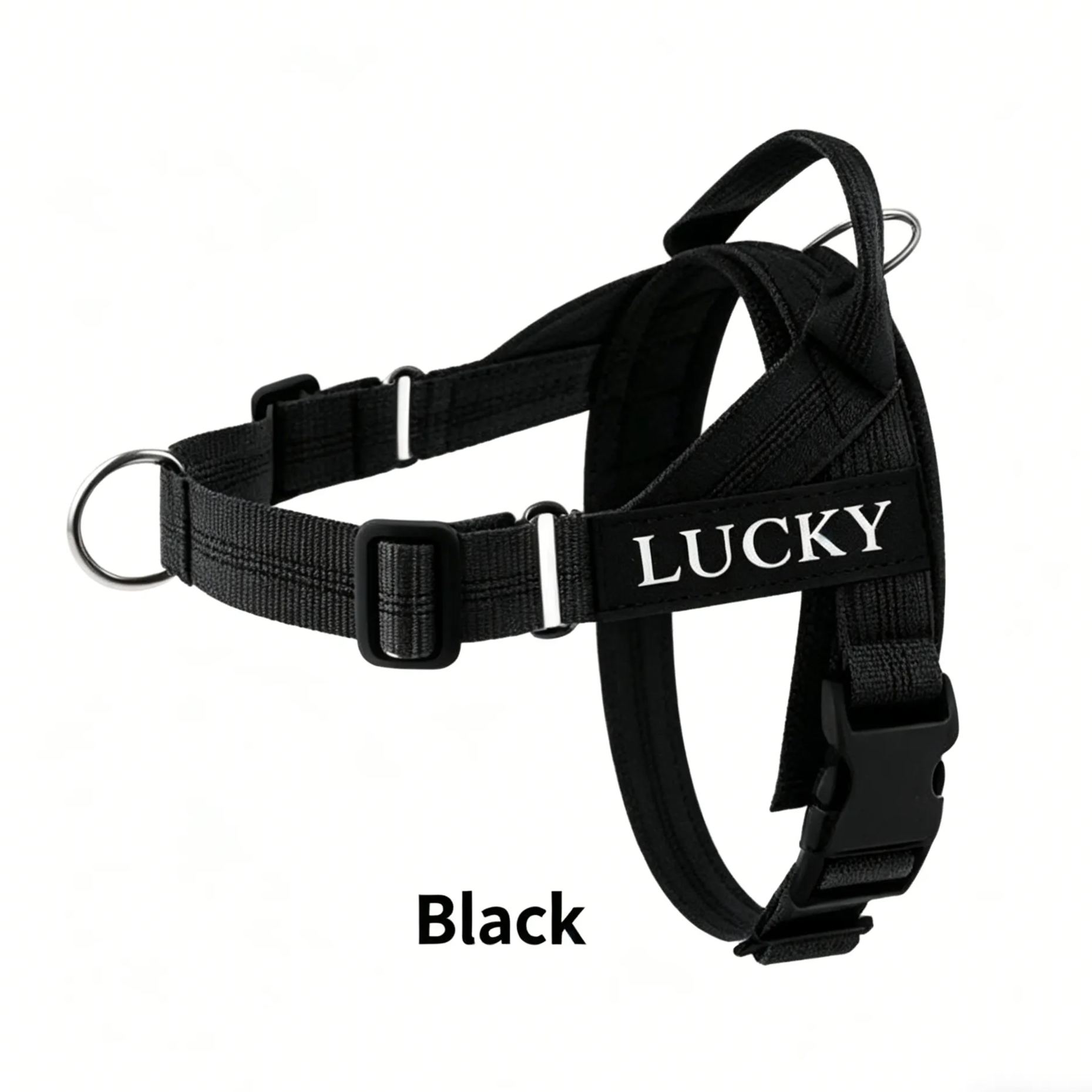 Personalized Embroidered Dog Harness & Leash Set | BKPet462