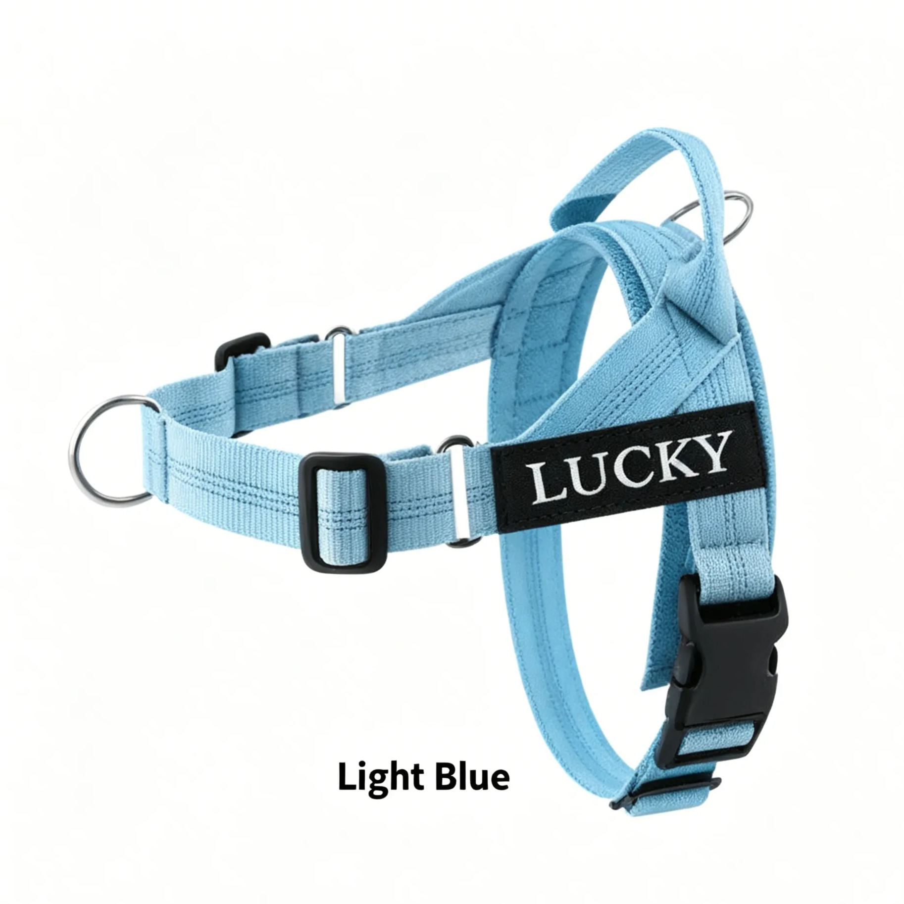 Personalized Embroidered Dog Harness & Leash Set | BKPet462