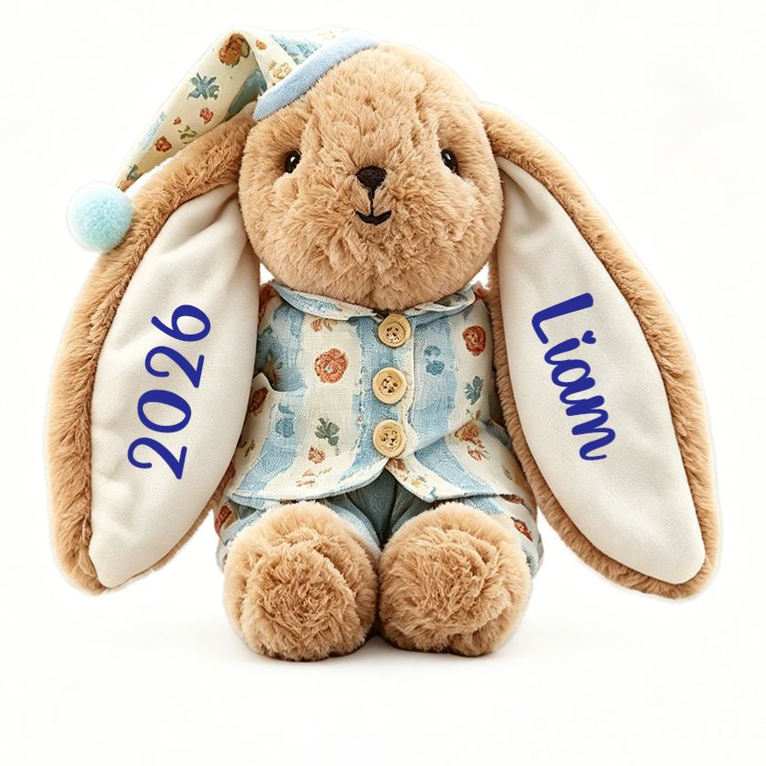 Personalized Comfortable Soft Bunny Plush Huggable Toy | CWToy183