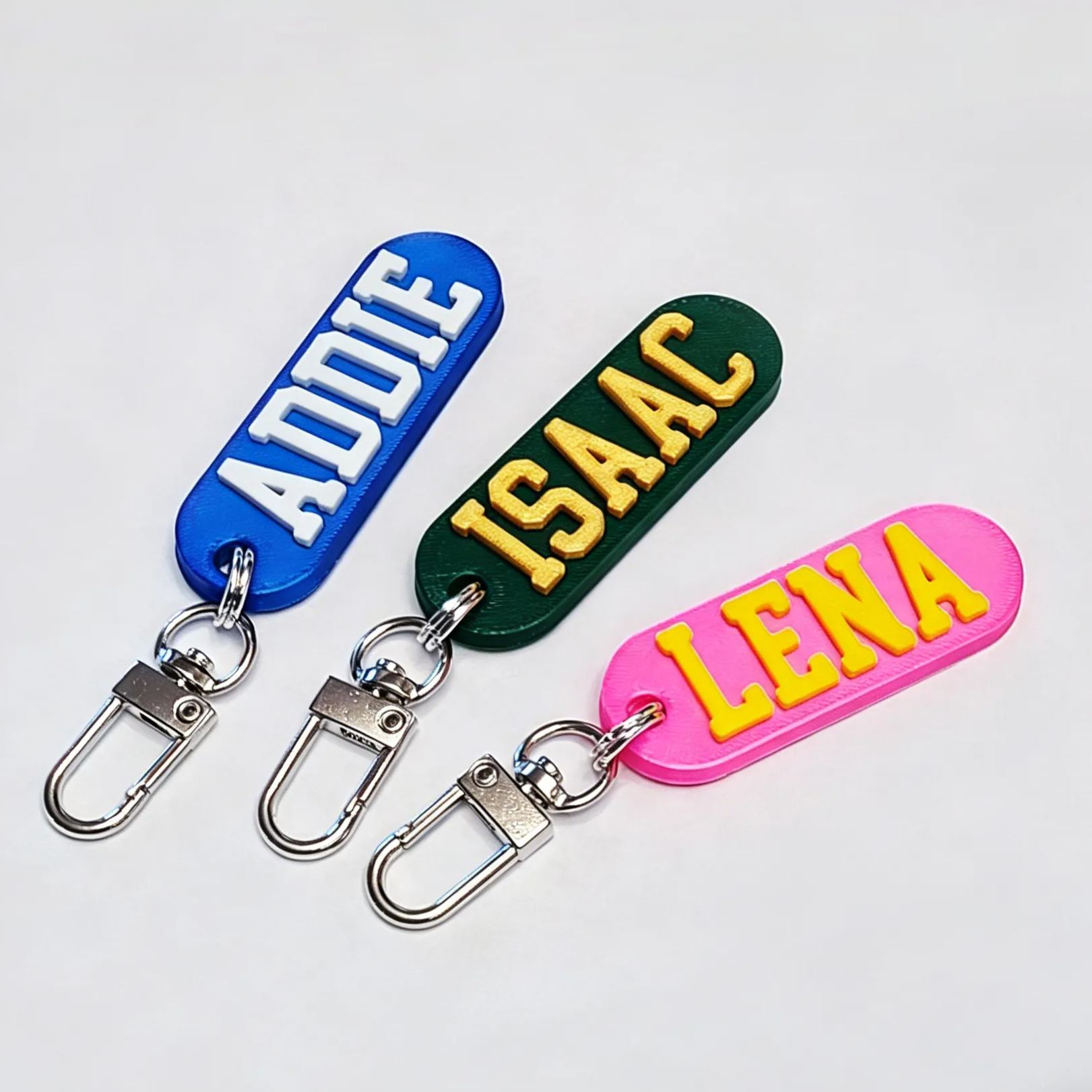 Personalized 3D Printed Name Keychains Tag | CWGift56