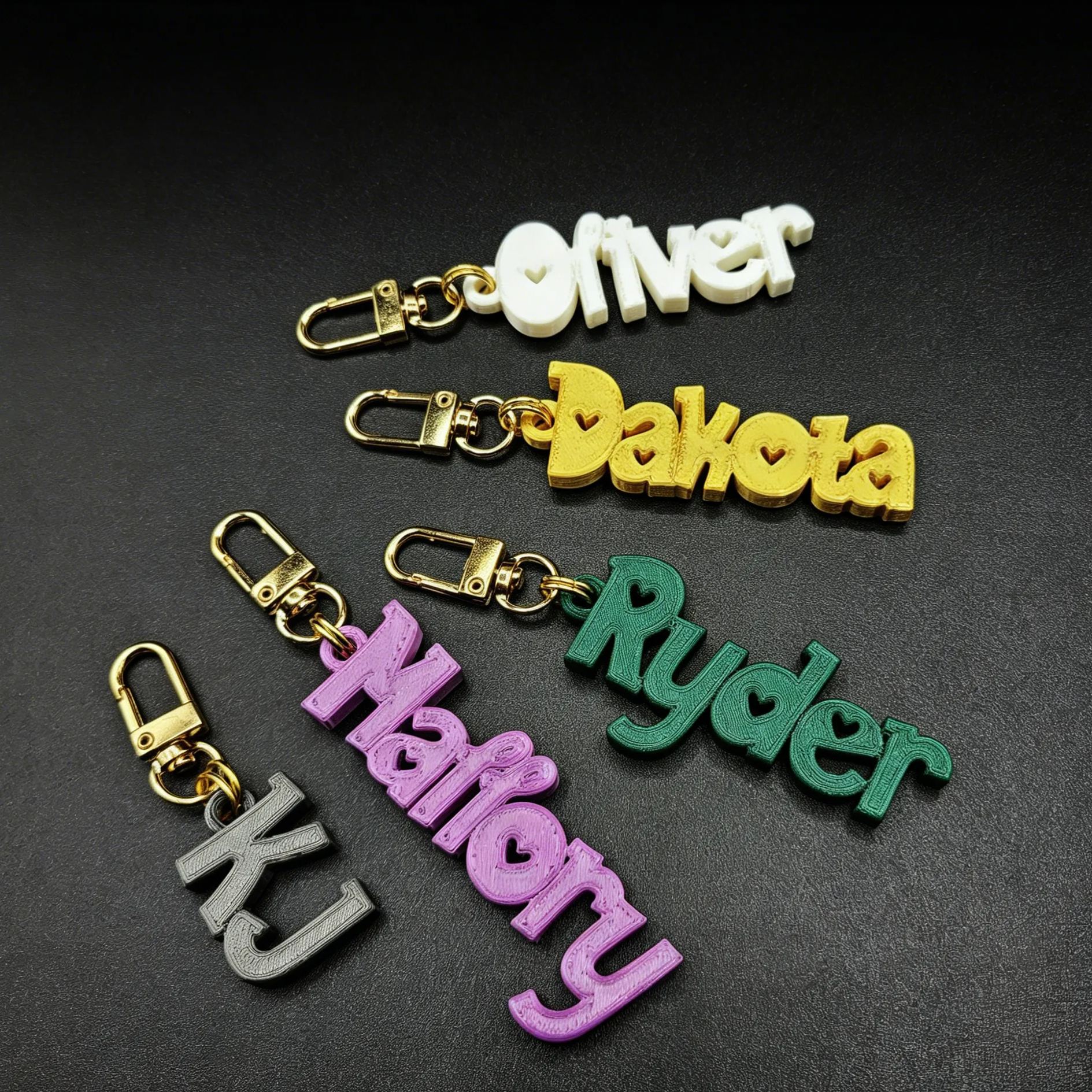 Personalized Lovely Name Keychains Backpack Tag | CWGift57