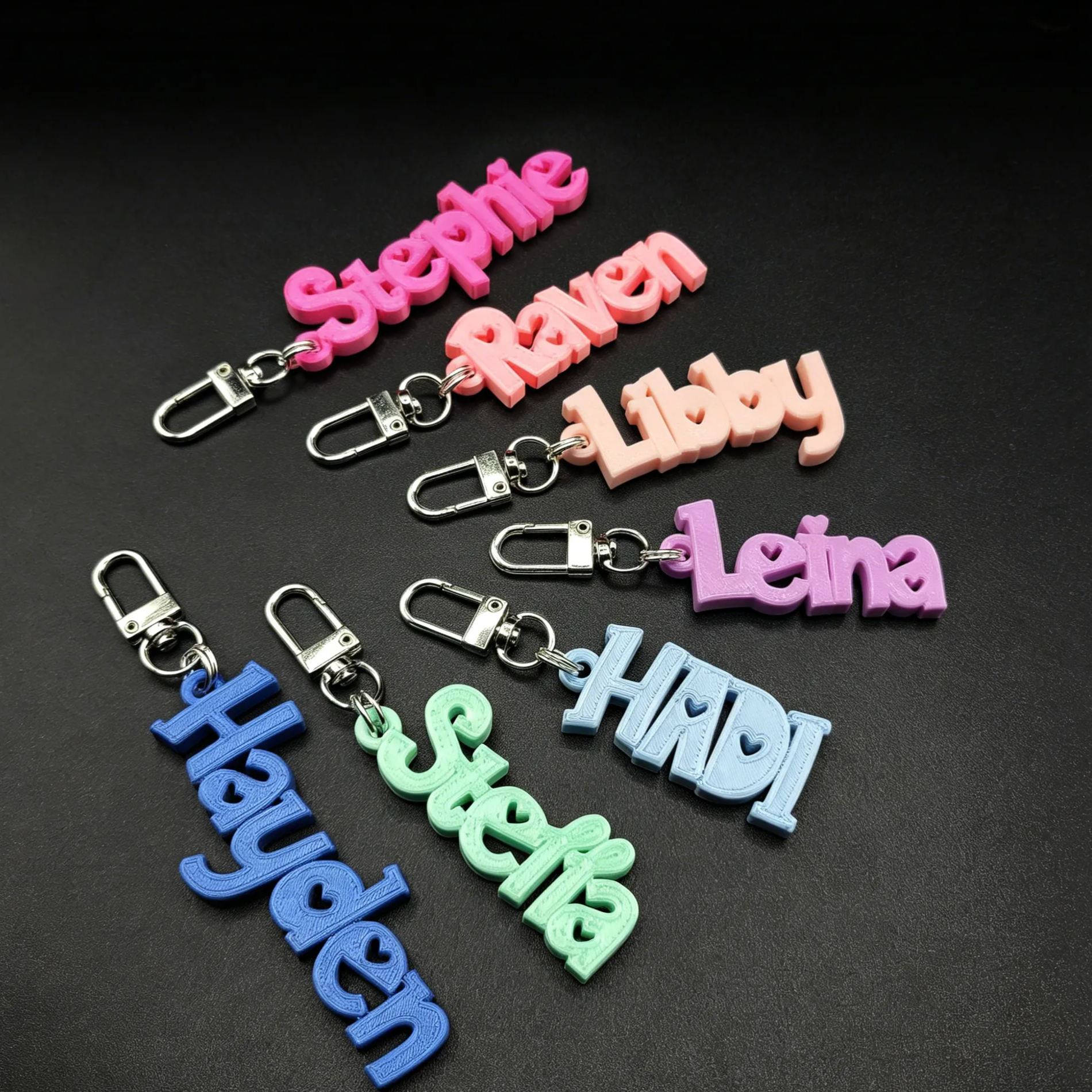 Personalized Lovely Name Keychains Backpack Tag | CWGift57