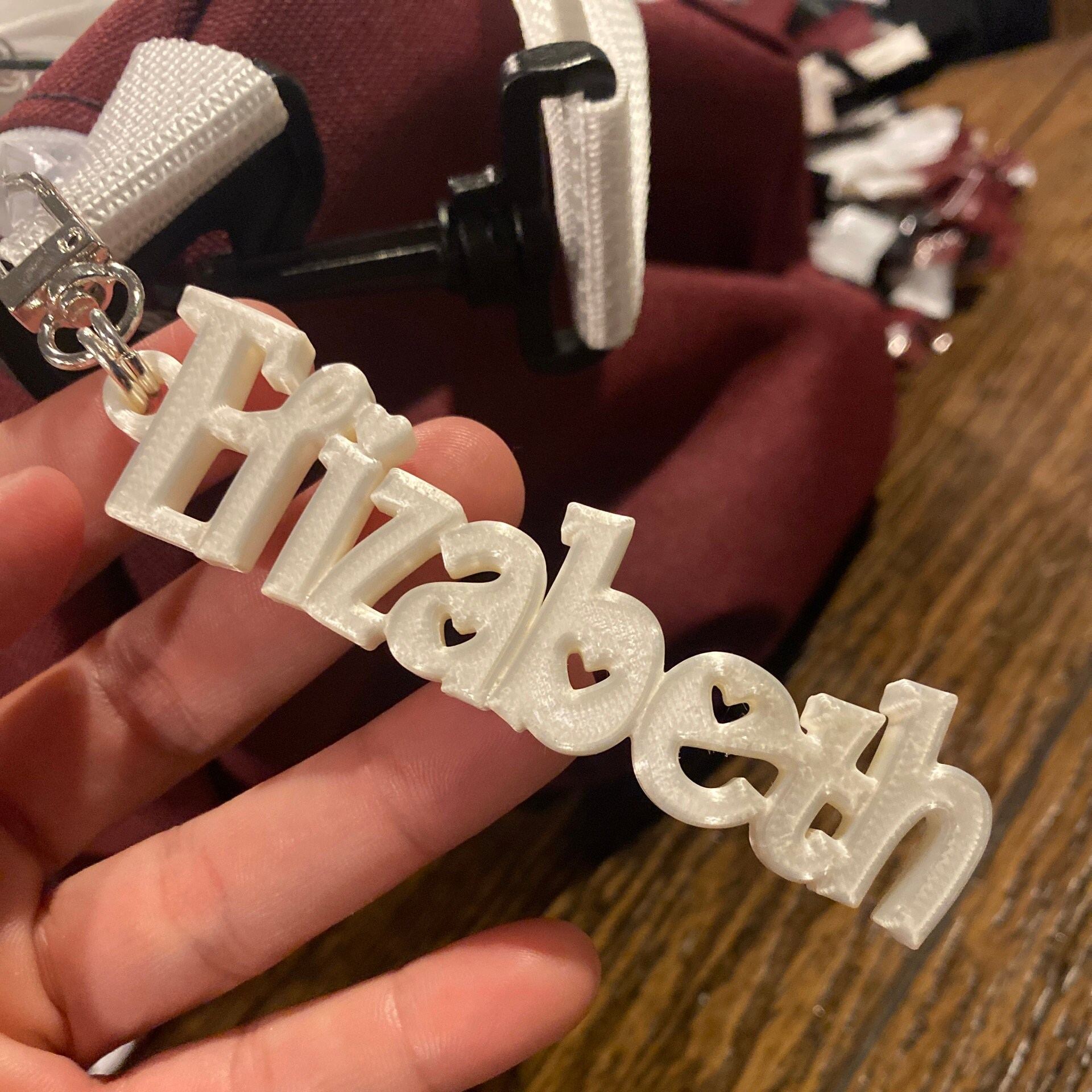 Personalized Lovely Name Keychains Backpack Tag | CWGift57