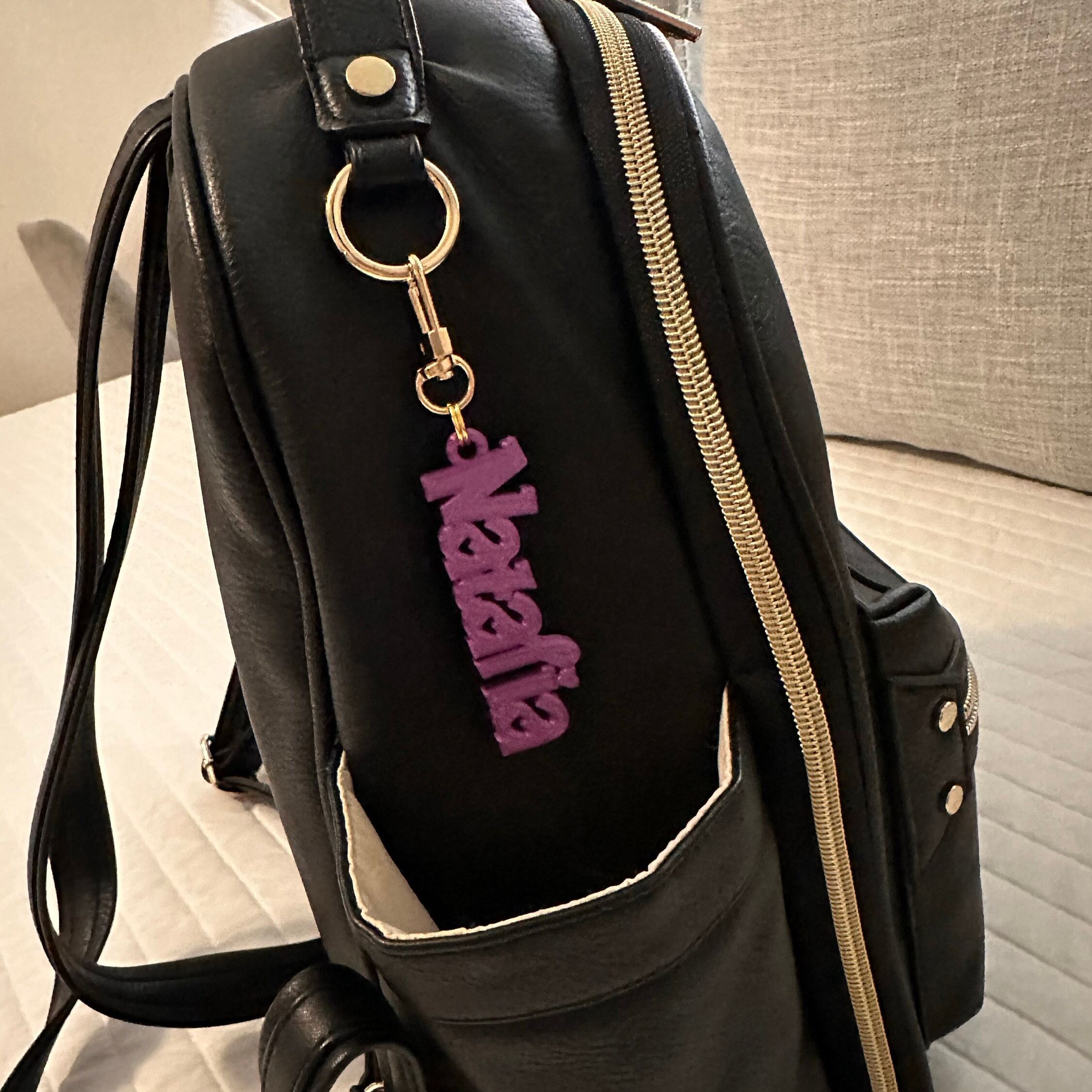 Personalized Lovely Name Keychains Backpack Tag | CWGift57