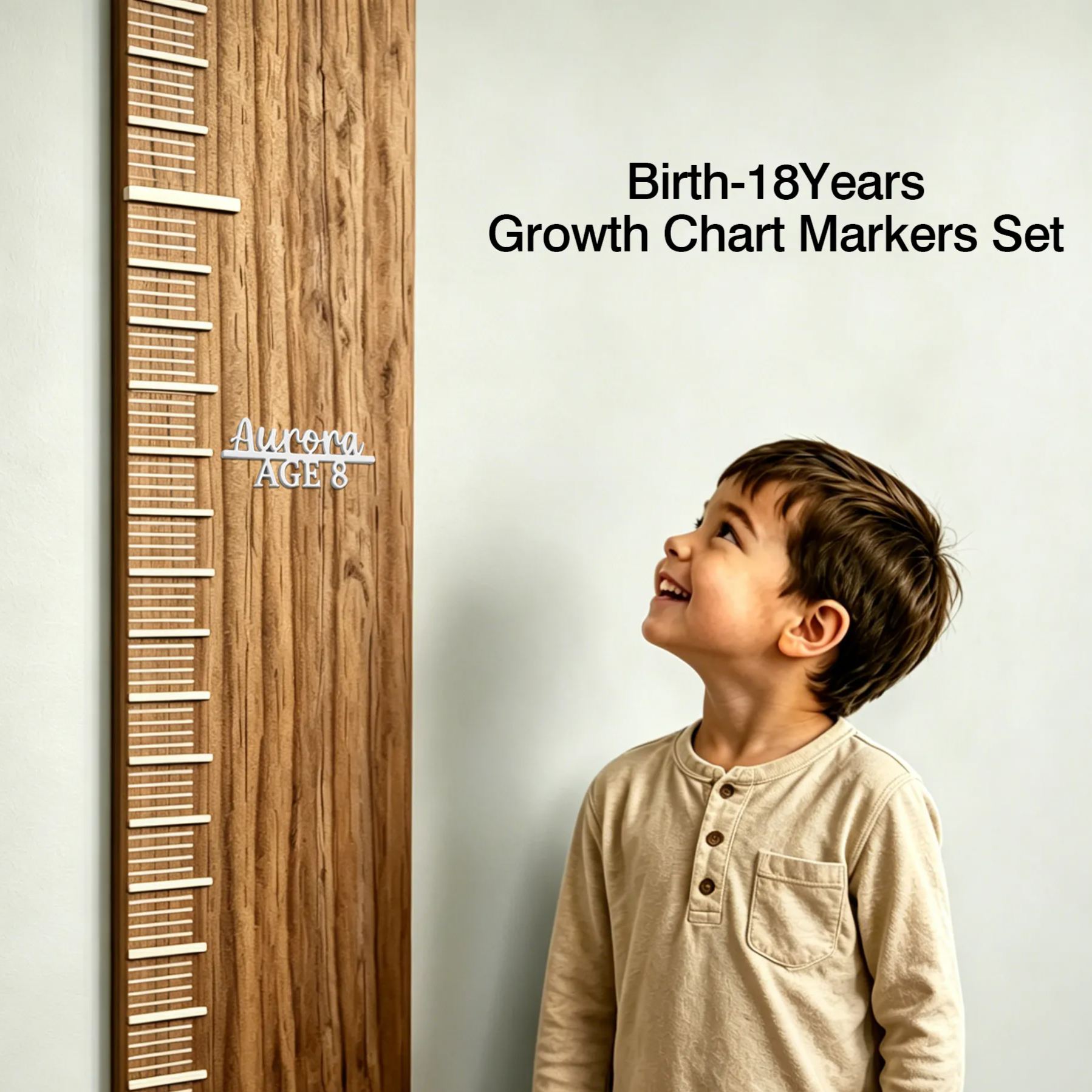 Personalized Birth-18Years Growth Chart Markers Set | CWGift67