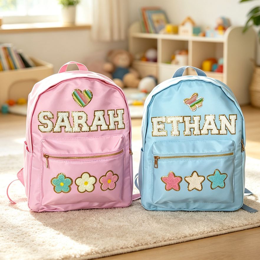 Personalized Hand Patch Kids Lovely Backpack｜CWPack0902