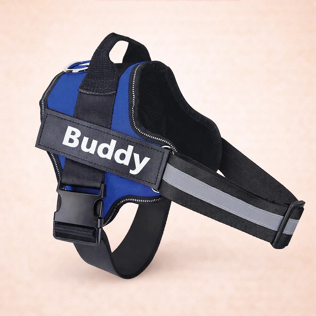 Personalized Explosion-Proof Reflective Dog Harness | MNAccs110