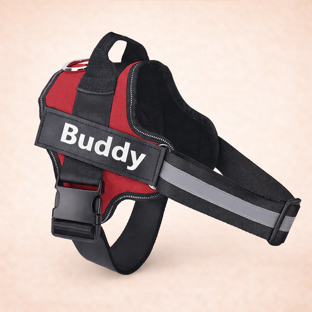Personalized Explosion-Proof Reflective Dog Harness | MNAccs110