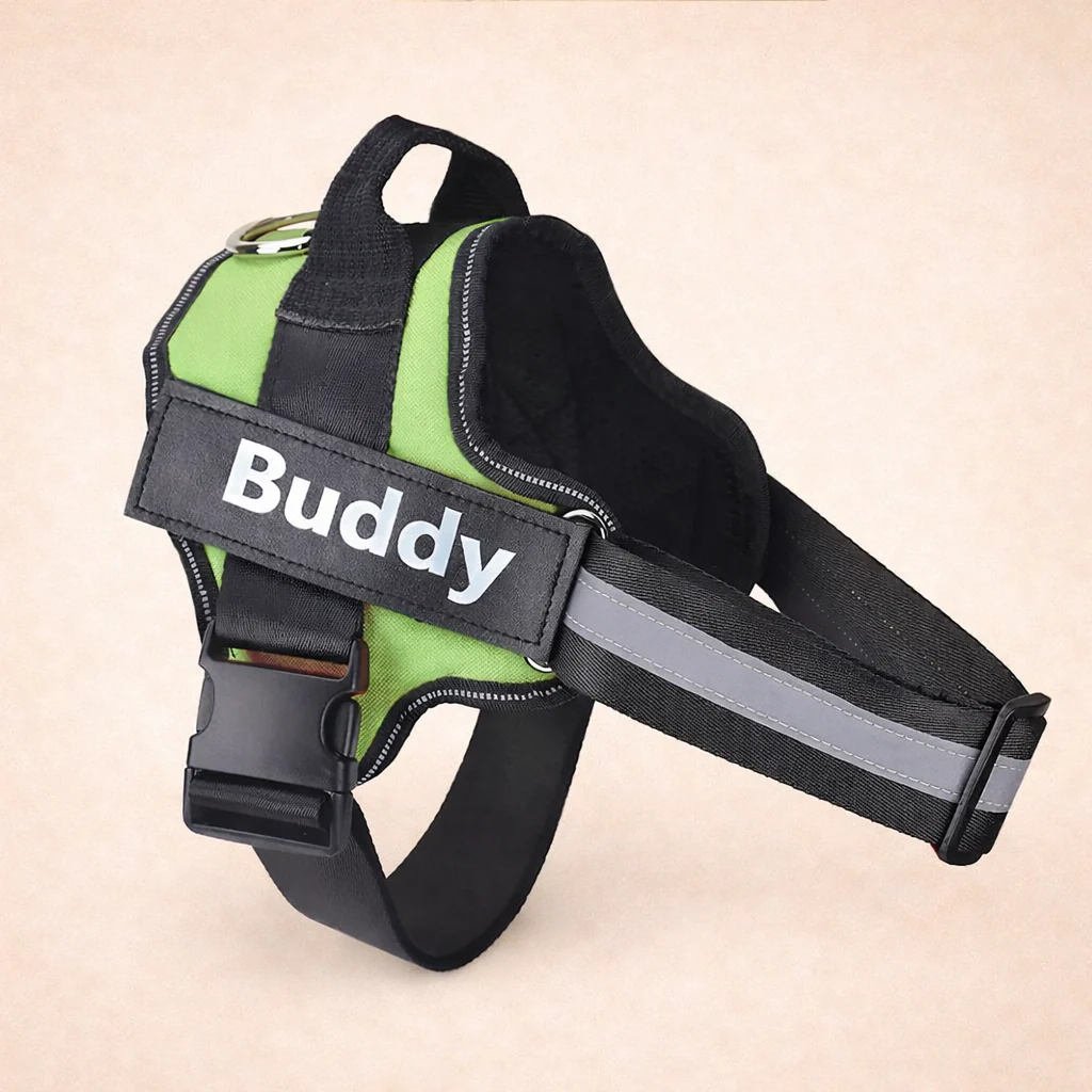 Personalized Explosion-Proof Reflective Dog Harness | MNAccs110