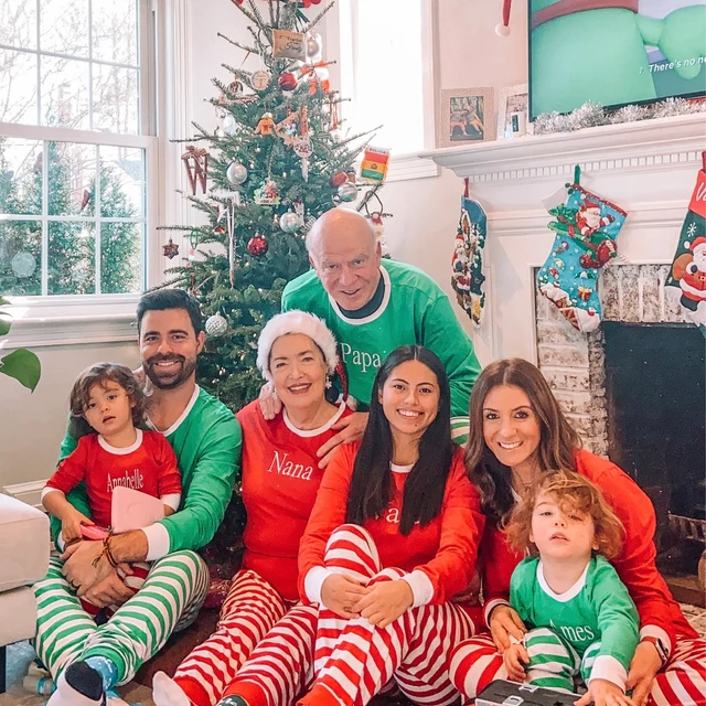 Personalized Kids Christmas Pajamas Set | inSet17