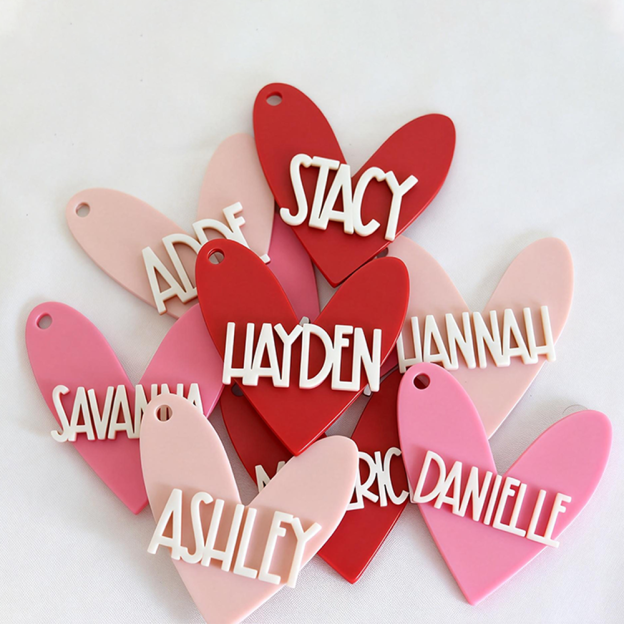 Personalized Lovely Valentine's Day Name Tags | ValGift11