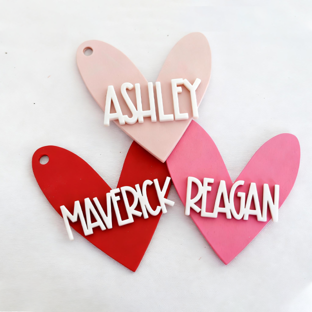 Personalized Lovely Valentine's Day Name Tags | ValGift11