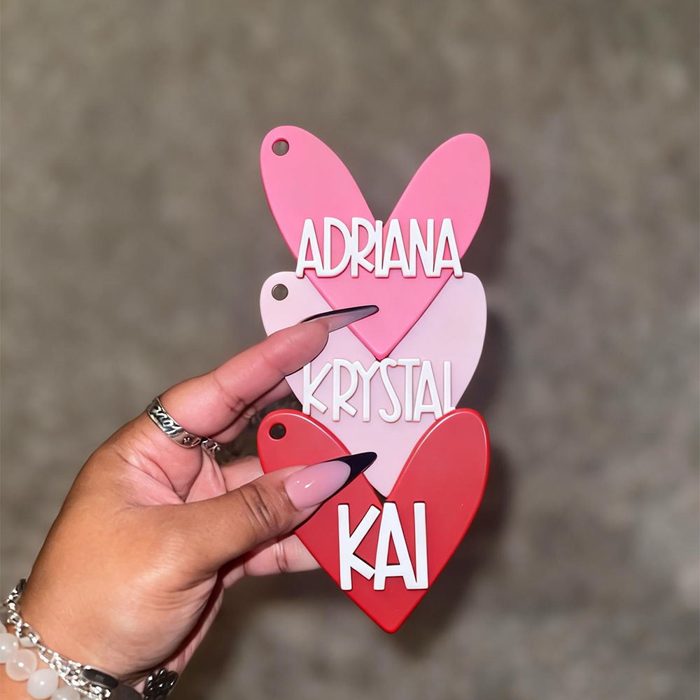 Personalized Lovely Valentine's Day Name Tags | ValGift11
