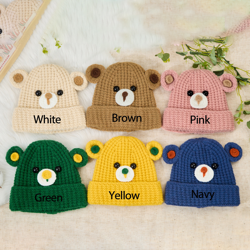 Personalized Embroidery Cute Bear Hat for Comfort & Unique | HSKid24