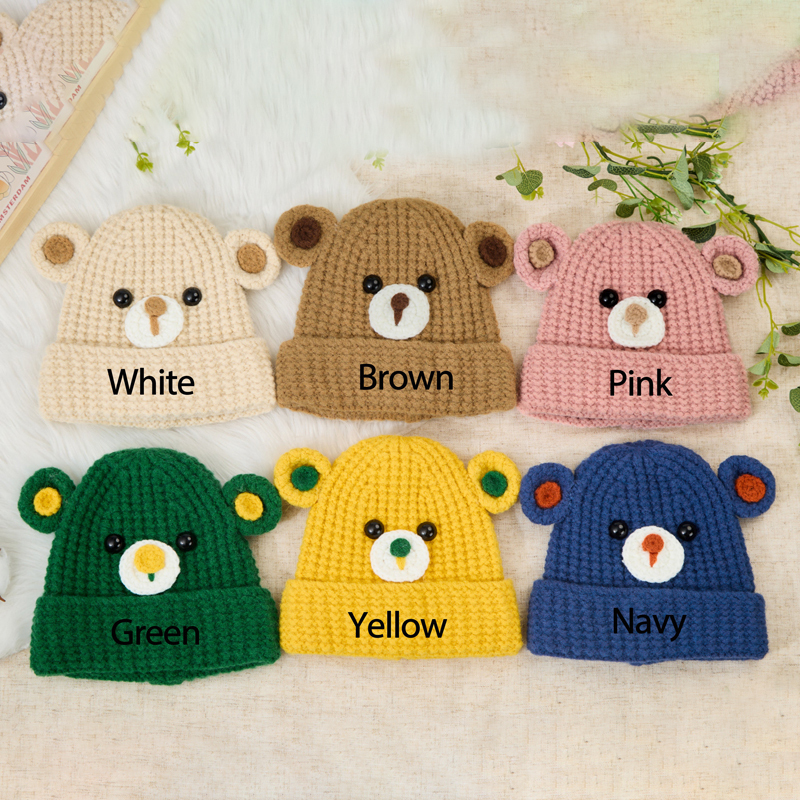 Personalized Embroidery Cute Bear Hat for Comfort & Unique | HSKid24