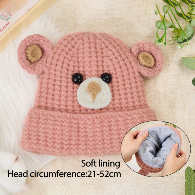 Personalized Embroidery Cute Bear Hat for Comfort & Unique | HSKid24