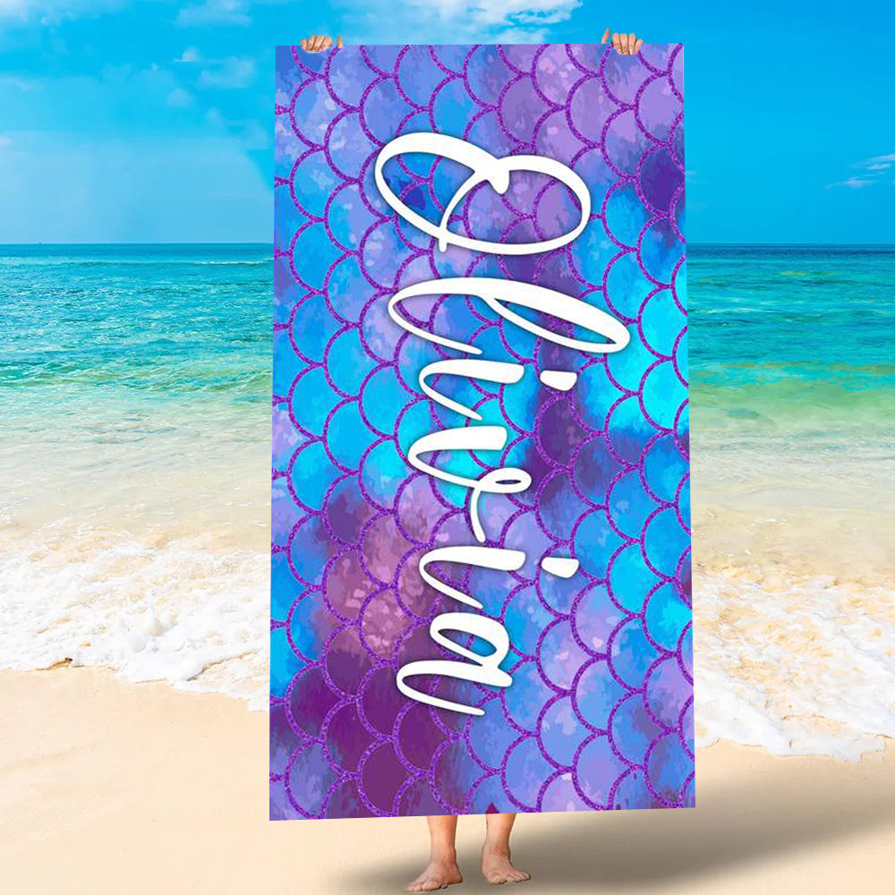 Personalized Lovely Kid Towel for Summer & Beach | CWTowel88