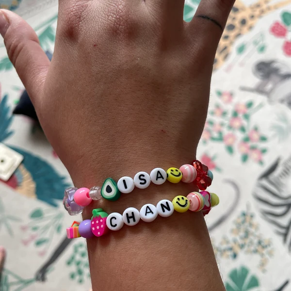 Personalized Color Fruit Bead Bracelet | CWBeach151