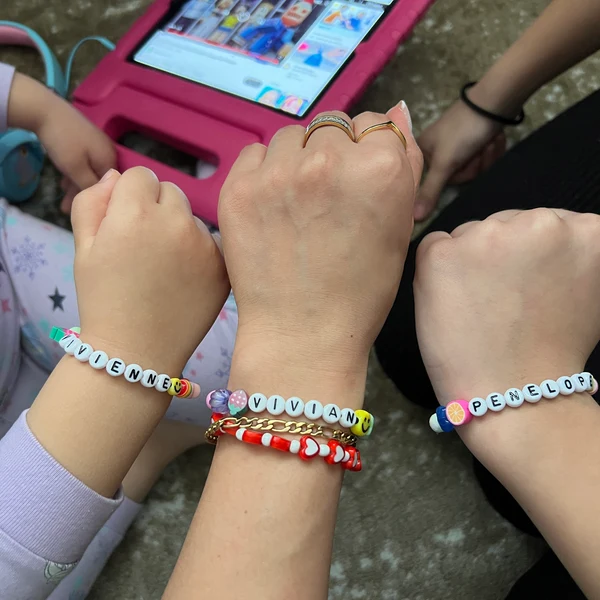 Personalized Color Fruit Bead Bracelet | CWBeach151