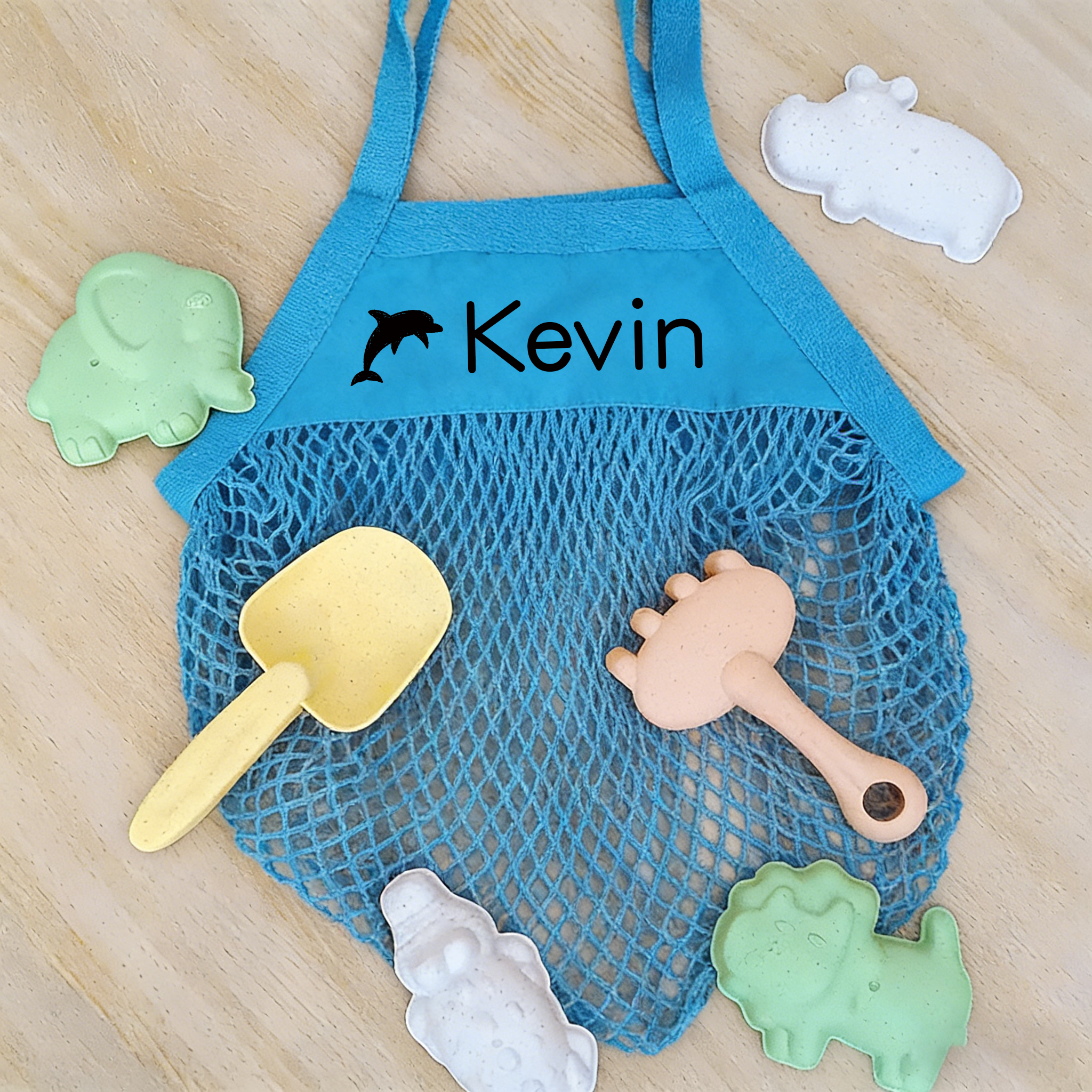 Personalized Color Mesh Beach Bag | CWBeach144
