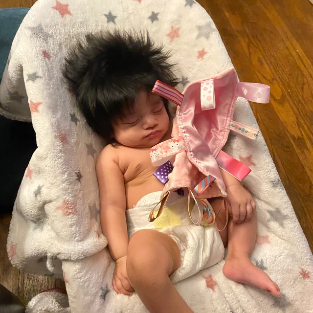 Personalized Baby Embroidery Comforter Ribbon Tag Blanket | CWBaby38