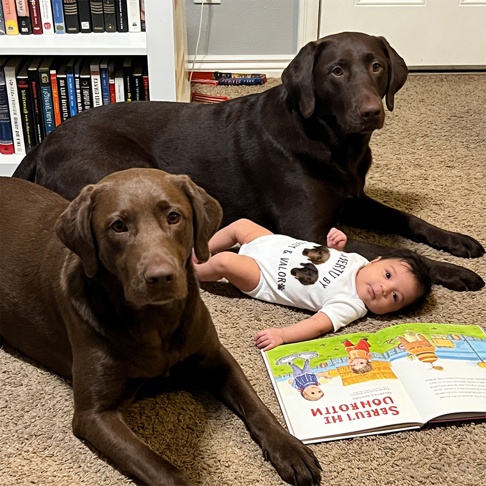 Personalized Baby Protected By Pets shirt | CWBaby462