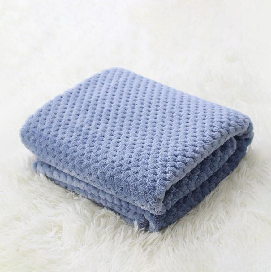 Personalized Embroidered Pet Soft Waffle Blanket | BKPet197