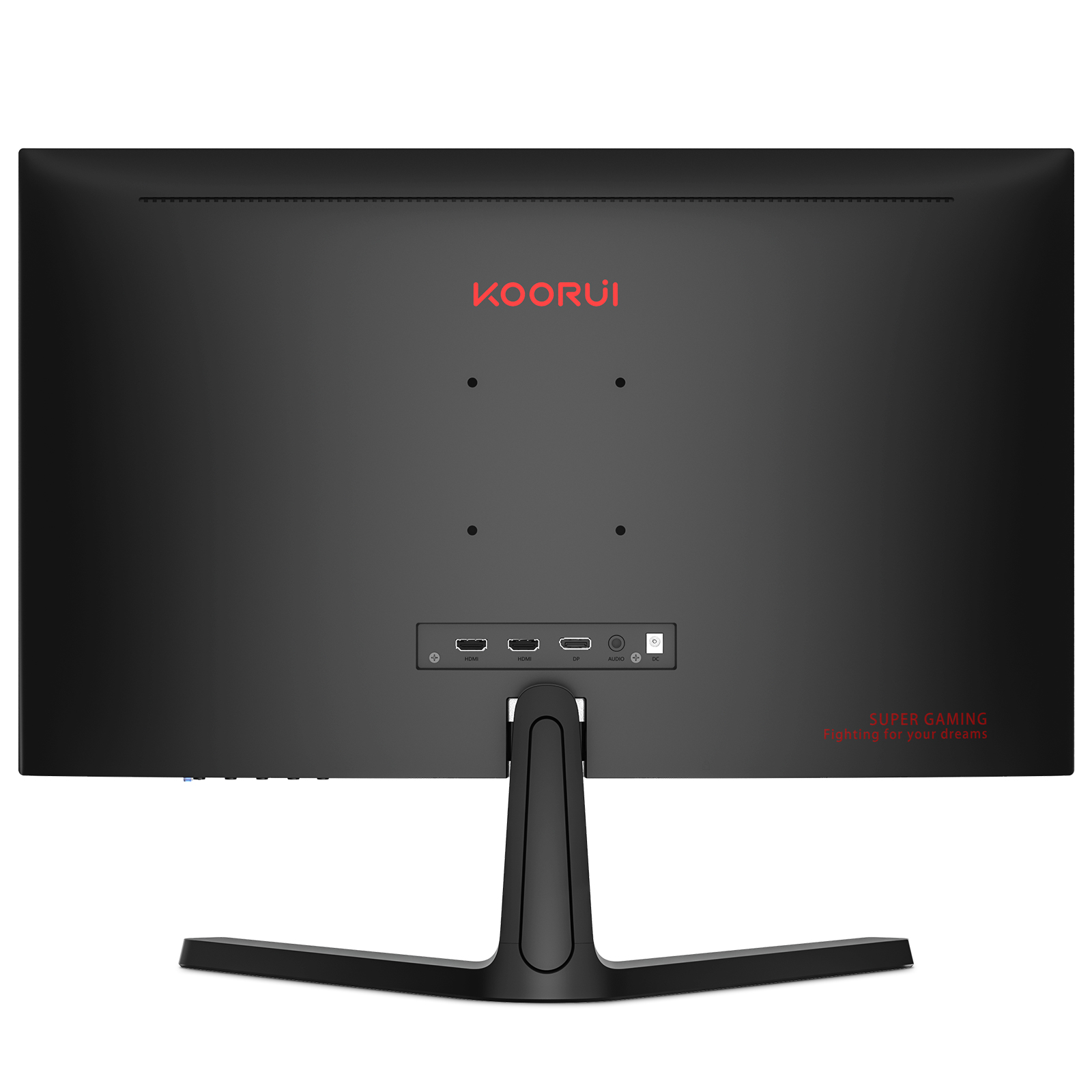KOORUI 24 Inch Gaming Monitor, 165Hz, FHD 1080P, VA, 1ms, AdaptiveSync Technology, Ultra-Thin Screen, HDMI/DP, VESA Compatible, Tilt Adjustable, Eye Care