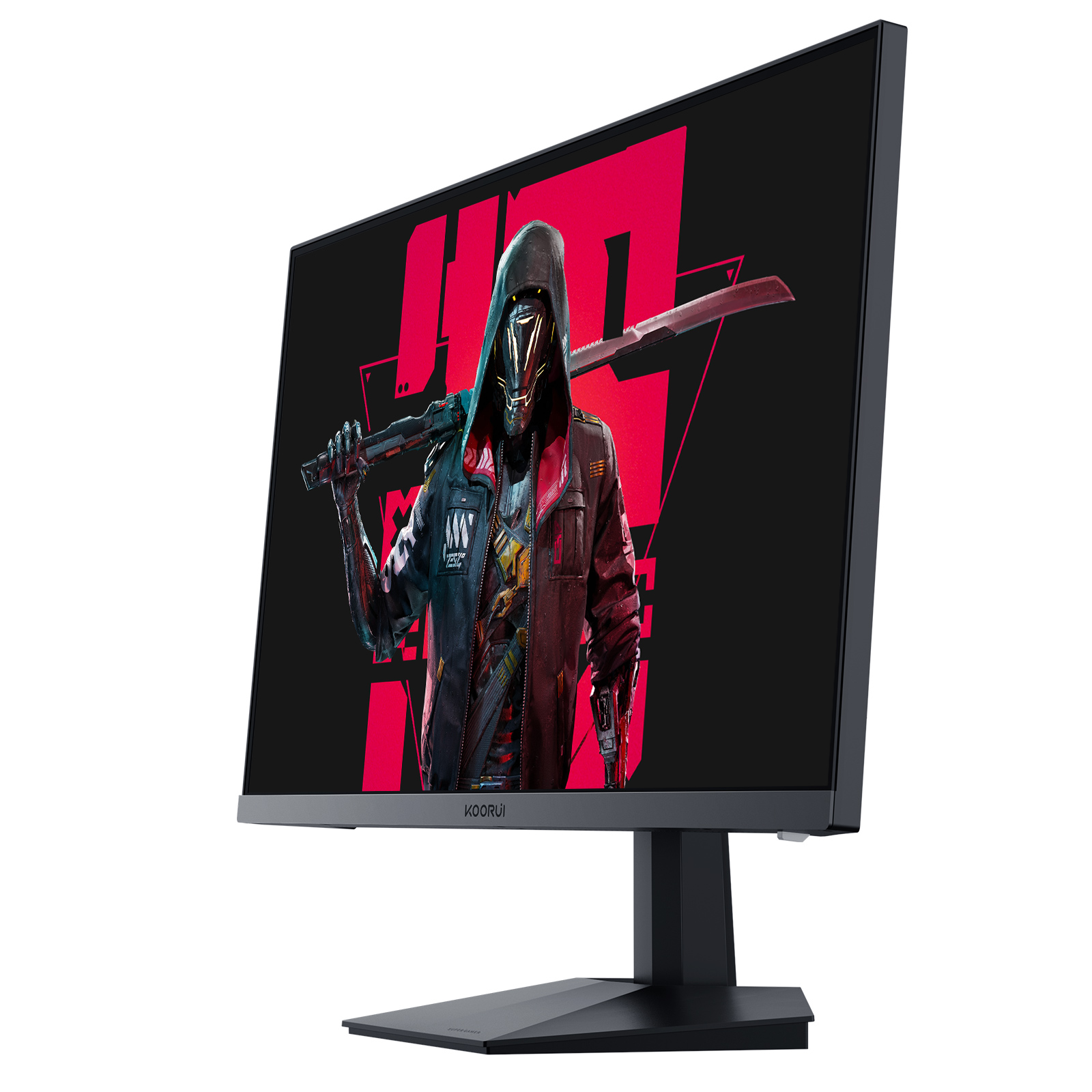 KOORUI 27 Inch Gaming Monitor Full HD 1920 x 1080p IPS Display 165Hz, 1ms, 75 x 75 mm VESA Mountable, Ergonomic Tilt, HDMI, DisplayPort, Black