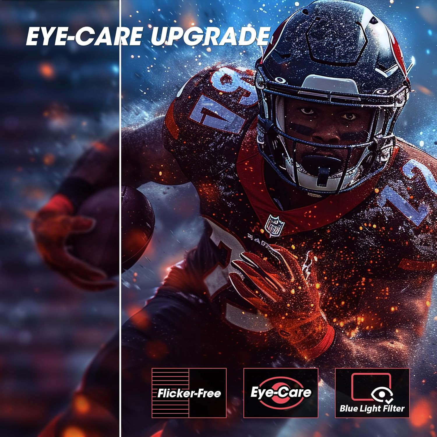 KOORUI 24.5” FHD 1920x1080p VA Gaming Monitor, 170Hz 1ms Monitor, FreeSync Premium, Adaptive Sync, 2xHDMI(144Hz) & DisplayPort(170Hz), sRGB 125%, 75 * 75mm VESA, Tilt Adjustable, Eye Care, Black