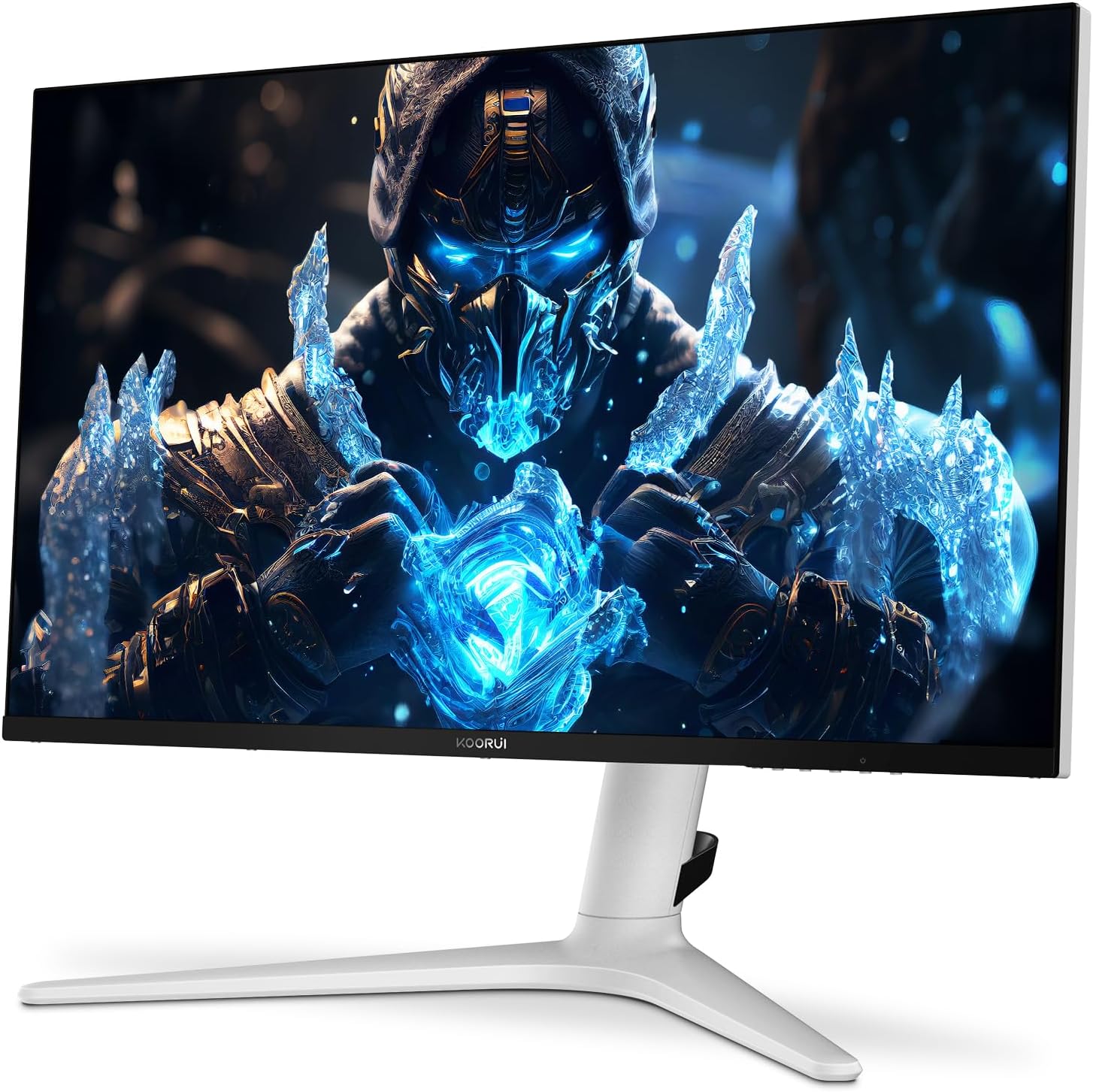 KOORUI Gaming Monitor 27 Inches, 240Hz, VA Mini LED, 1ms, QHD Gaming Screen Adaptive Sync, 2xHDMI 2.0 & DisplayPort 1.4, HDR 1000, DCI-P3 95%, VESA 75 x 75 mm, Eye Care, Height Adjustable