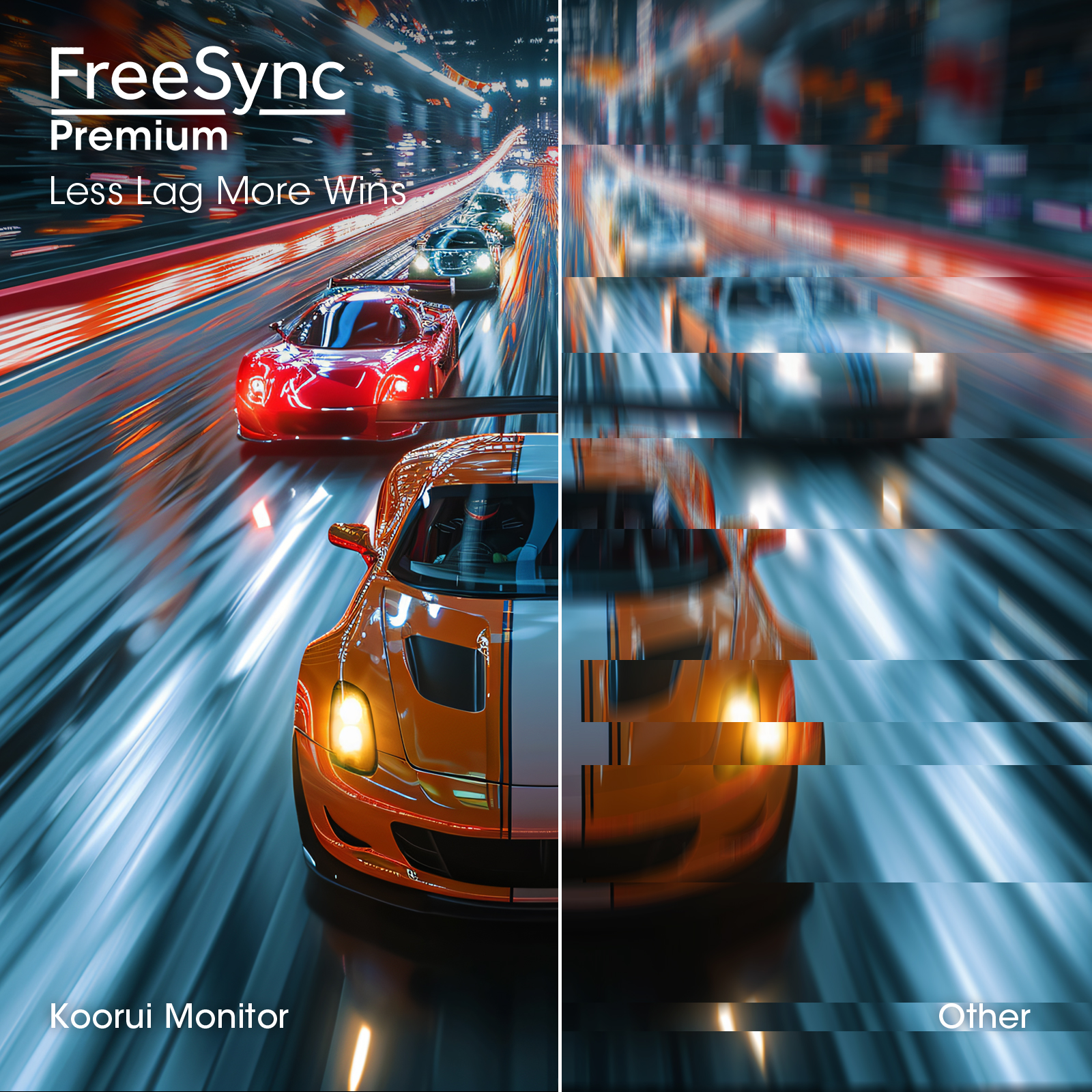 KOORUI 27 Inch Gaming Monitor 240hz, 1ms, FHD 1920x1080, 90% DCI-P3, 100% sRGB Color Gamut, Adaptive Sync Compatible, HDMI, DisplayPort, Black, GN02