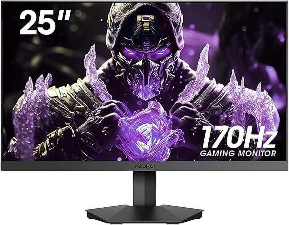KOORUI 25" 170Hz FHD Gaming Monitor | Super Value Selection | 1ms, 1080p, VA, Frameless, DisplayPort 25E3A