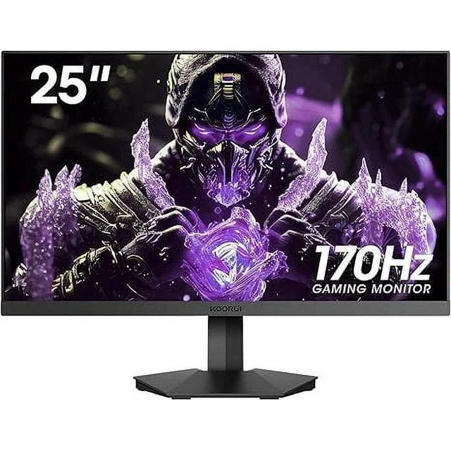 KOORUI 25" 170Hz FHD Gaming Monitor | Super Value Selection | 1ms, 1080p, VA, Frameless, DisplayPort 25E3A
