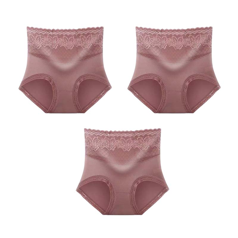 🔥Buy 1 get 2 free (3pcs) _High Waist Anti-Side Leakage Lace Panties