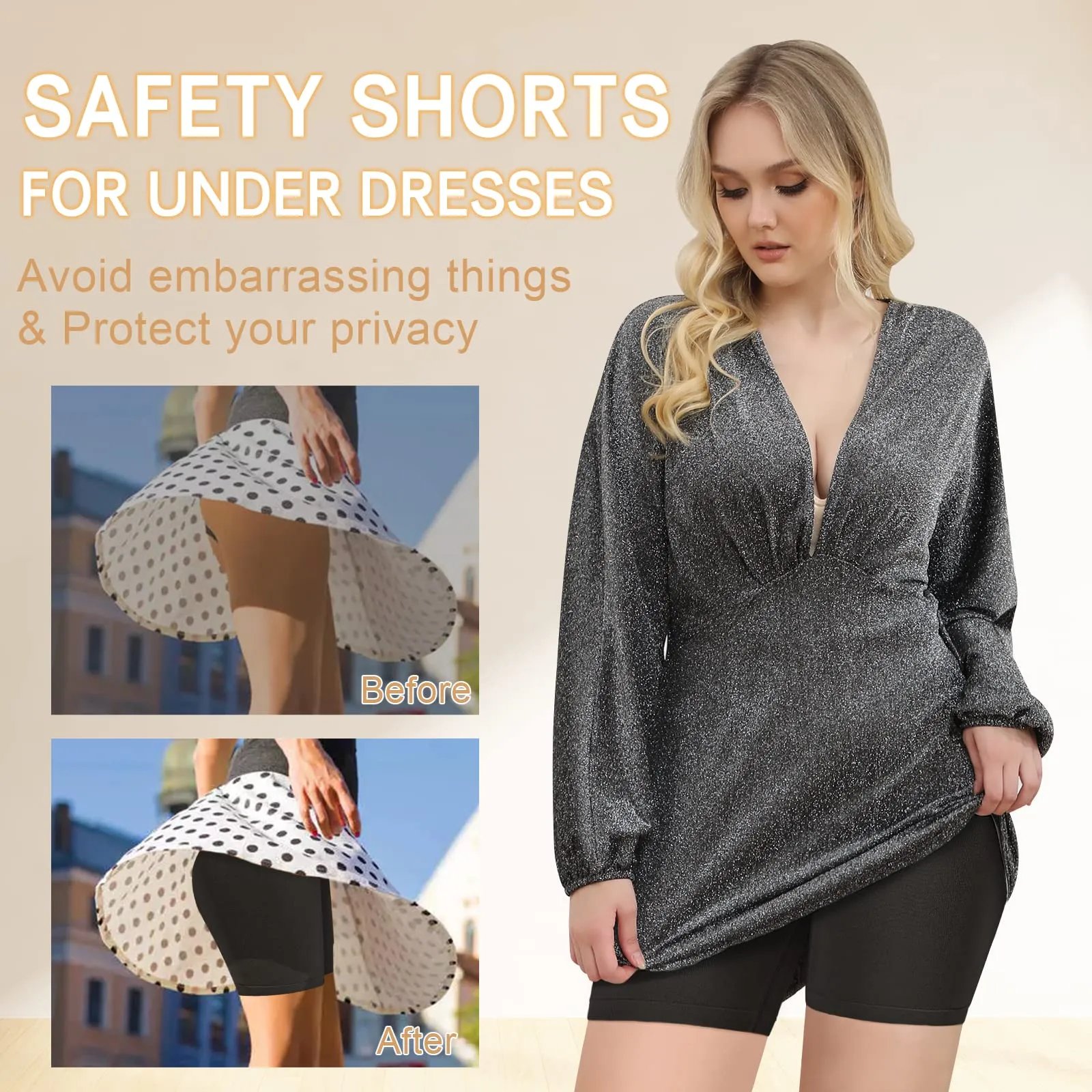 🔥BUY 1 GET 2 FREE _ 2 In 1 Anti Chafing Seamless Slip Shorts & Underwear 