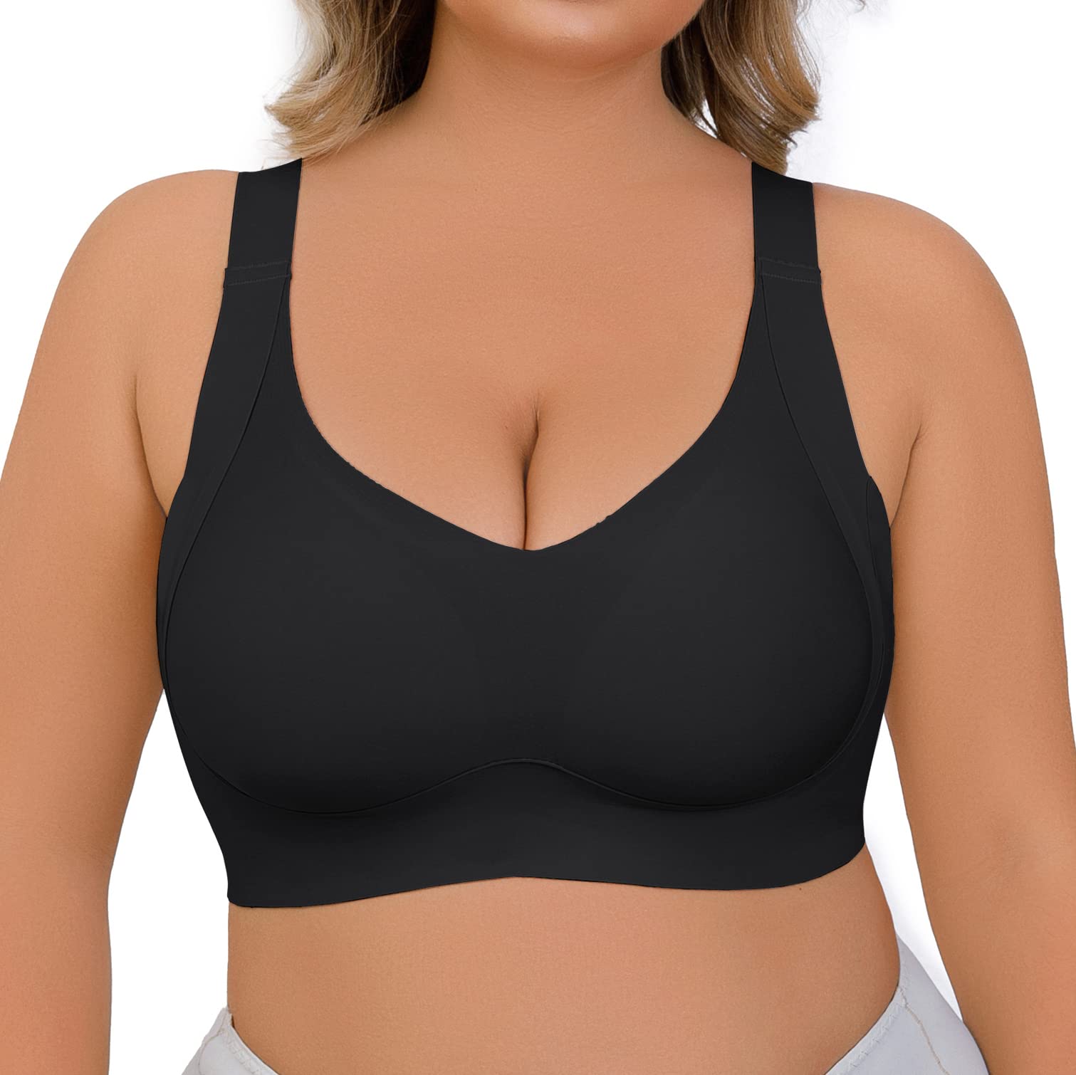 Daily Comfort Wireless Shaper Bra-Grey