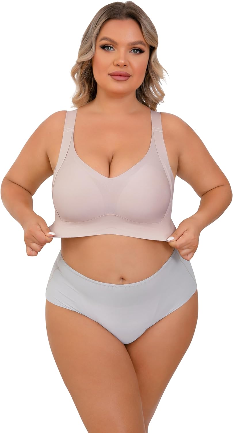 Daily Comfort Wireless Shaper Bra-Pink
