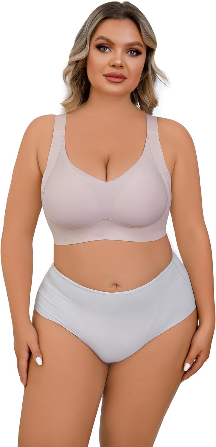 Daily Comfort Wireless Shaper Bra-Pink