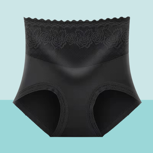 🔥Buy 1 get 2 free (3pcs) _High Waist Anti-Side Leakage Lace Panties