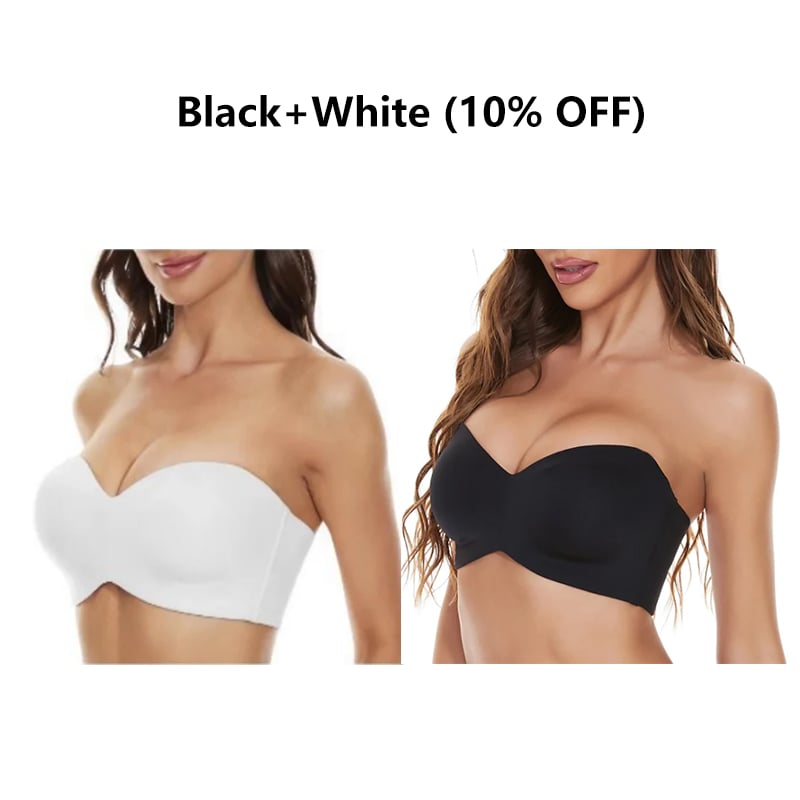 🔥Full Support Non-Slip Convertible Bandeau Bra